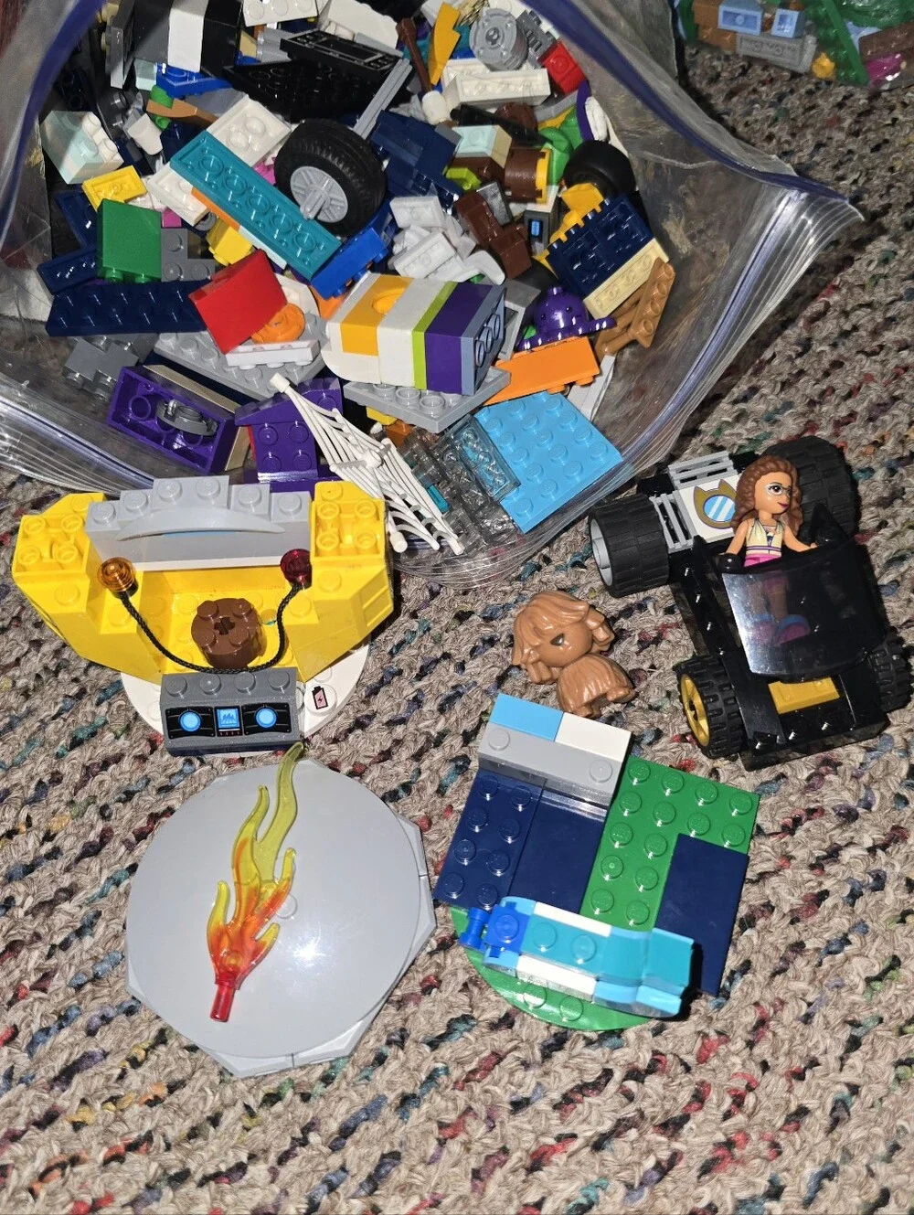 LEGO Classic Dinosaurs Toy Buulding Blocks LOVE Art MISSING PIECES Misc Bag